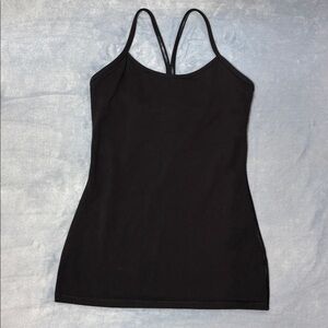 Lululemon Sleek Black Strappy Tank Top